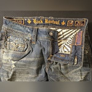 Men's Rock Revival Slim Straight Denim Jeans - 29x32